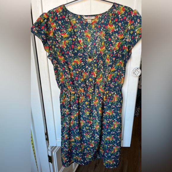 Tucker for Target Vibrant Floral V-Neck Mini Dress - Picture 1 of 9